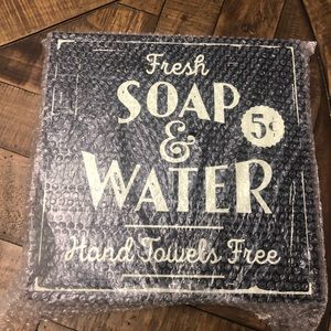 10x10 Sign for Bathroom
